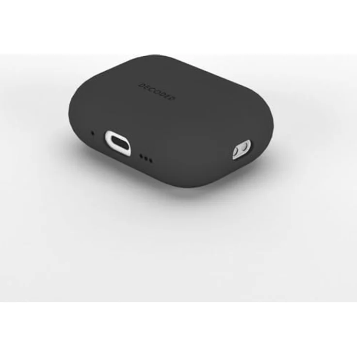 Decoded Silicone Case für Apple AirPods Pro 3, Schutzhülle aus hochwertigem Silikon, schockabsorbierend, kompatibel mit kabellosem Laden, Schwarz – Bild 4