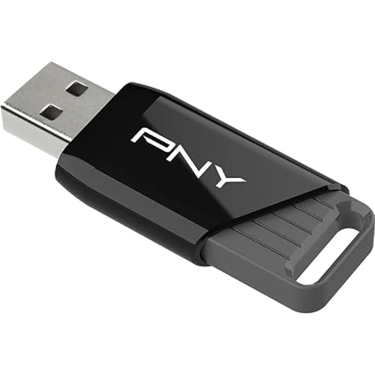 PNY Attaché X USB-Stick 64 GB, USB 3.2 Gen 1 mit bis zu 130 MB/s, schwarz – Bild 6