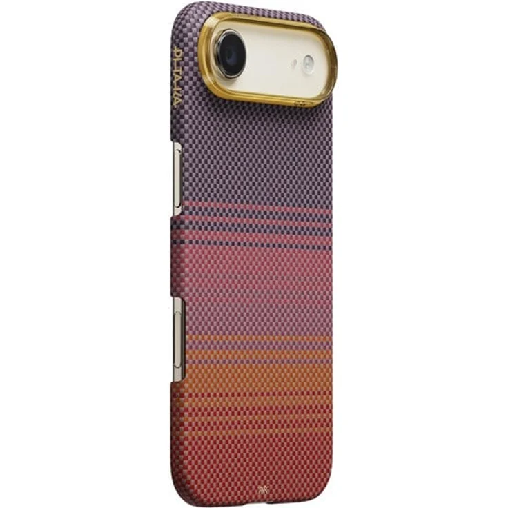 PITAKA Edge Case California Dream Sunset 2.0 #2, Handyhülle für iPhone Air, Aramidfaser, MagSafe-kompatibel, schlankes Design mit Sonnenuntergangs-Farbverlauf