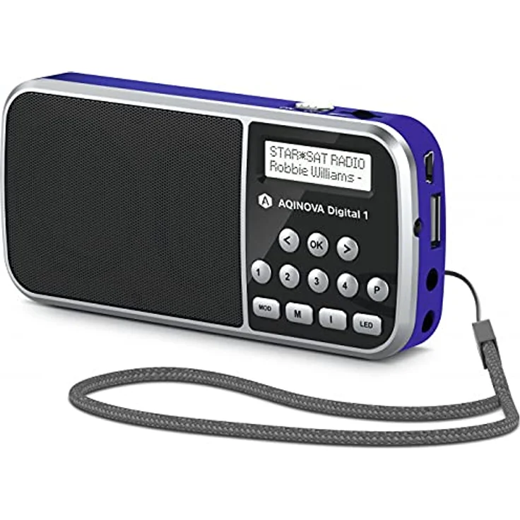 TechniSat AQINOVA Digital 1, DAB+ Radio mit wechselbarem Akku, schwarz – Bild 4