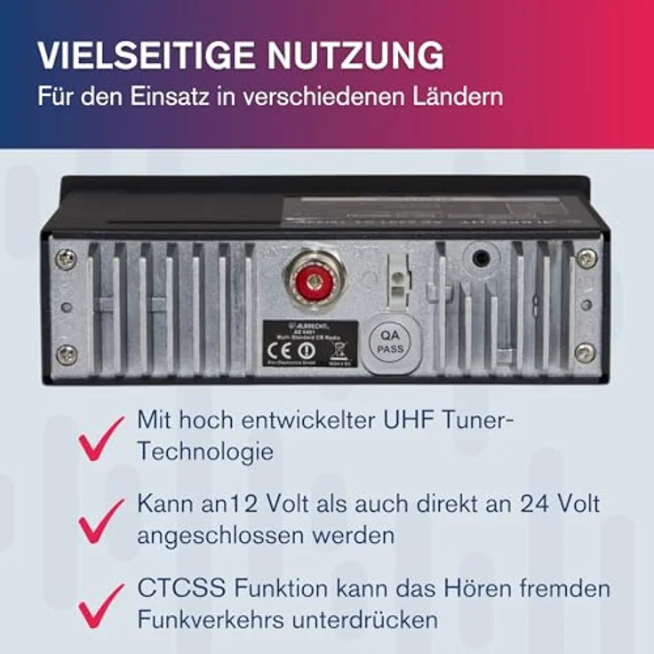 Albrecht AE 6491 NRC 12648.02 CB-Funkgerät – Bild 4