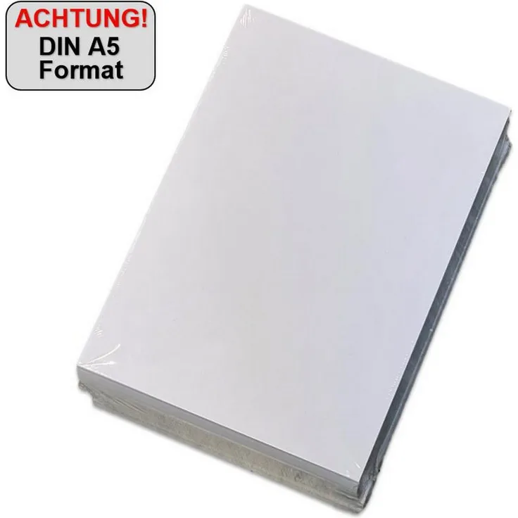 Soennecken Kopierpapier LonaJet A5 120 g/qm hochweiß, 500 Blatt matt, holzfrei für Laserdrucker und Kopierer