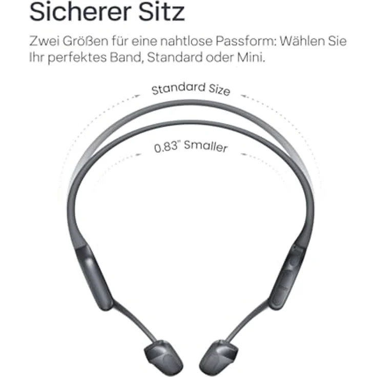 SHOKZ OpenRun Pro 2 Knochenschall Sportkopfhörer, Bluetooth 5.3, IP55 wasserdicht, Schwarz – Bild 4