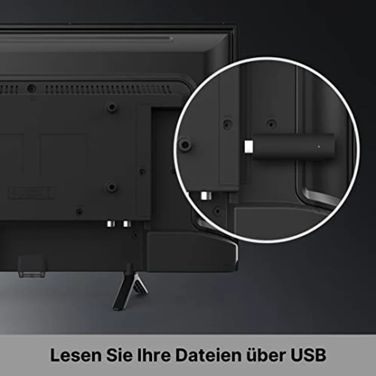 STRONG SRT 24HE4023 | 24'' HD TV | 230 V / 12 V kompatibel | Camping Fernseher | DVB-T2/C/S2 | Hotelmodus | On-Screen-Programmführer mit Timer | schwarz – Bild 5