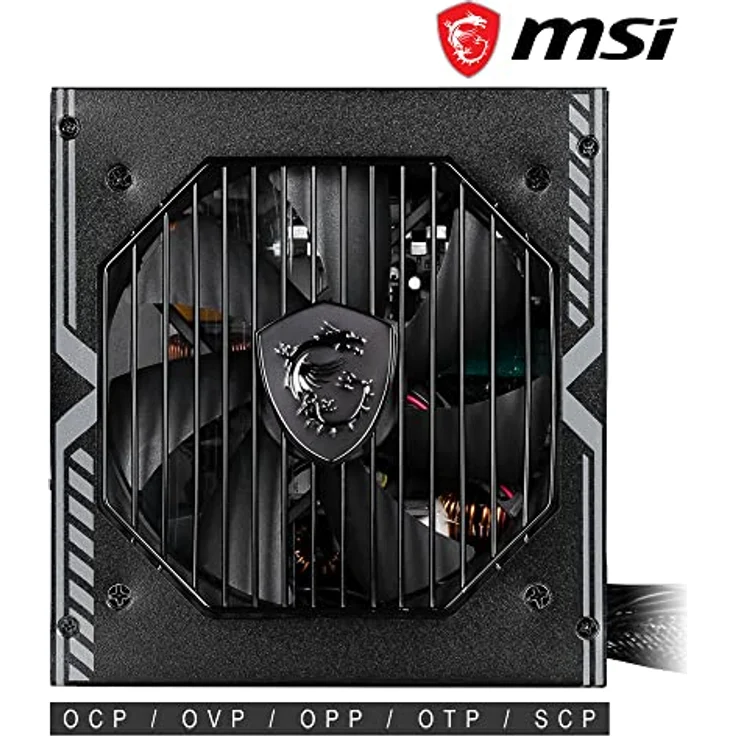 MSI MAG A650BN Netzteil, EU-Stecker - 650W, 80 Plus Bronze zertifiziert, ATX-Netzteil, 12V Single-Rail, DC/DC-Spannungswandler-Design, 120mm Lüfter - 5 Jahre Garantie – Bild 3