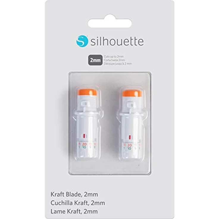 SIL 2mm Kraft Messer für Silhouette CAMEO 3 und Portrait 2 Plotter im Doppelpack – Bild 2