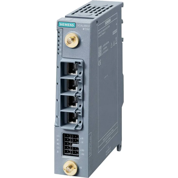 Siemens 6GK57631AL007DA0 SCALANCE WAM763-1, IWLAN Access Point mit 1 Radio, 2,4/5 GHz, IEEE 802.11ax, 1201 Mbit/s, IP30