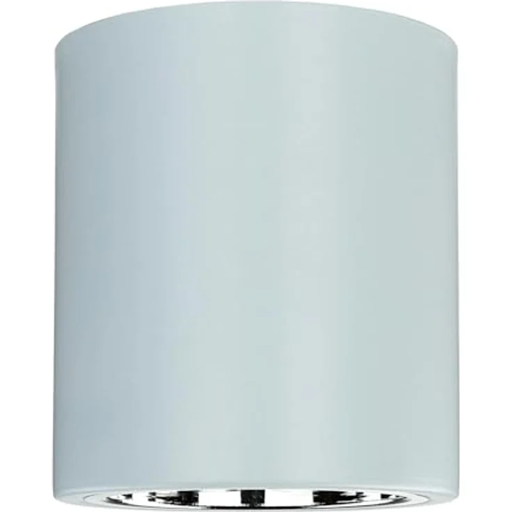Licht-Erlebnisse Aufbaustrahler Metall Weiß Wohnzimmer Küche Flur H:15,5 cm E27 max. 60 Watt Zylinder rund Moderne Deckenleuchte DOWNLIGHT - Preisvergleich – Bild 2