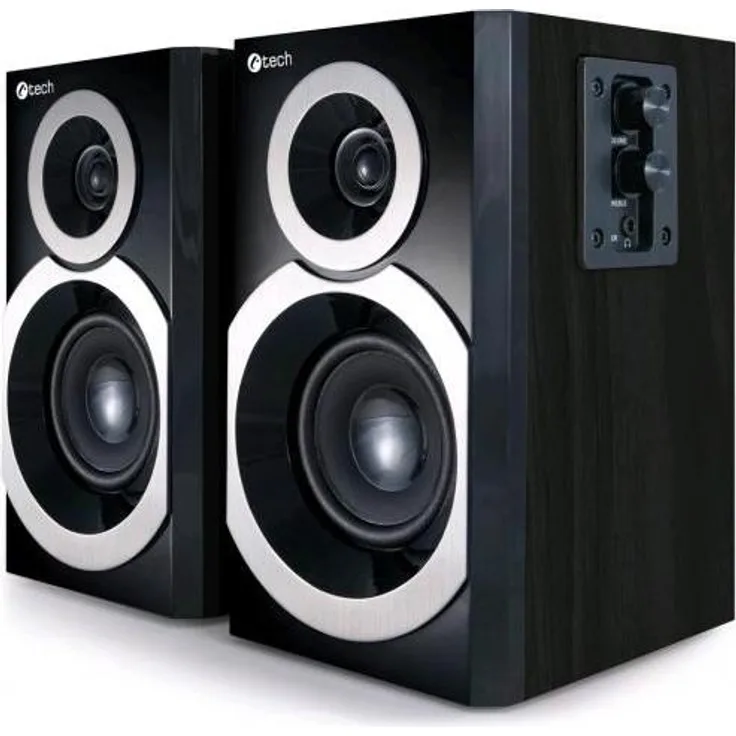 Tech Air C-Tech SPK-310B, PC Lautsprecher mit 20 Watt RMS-Leistung und 70-22.000 Hz Frequenzbereich, Schwarz