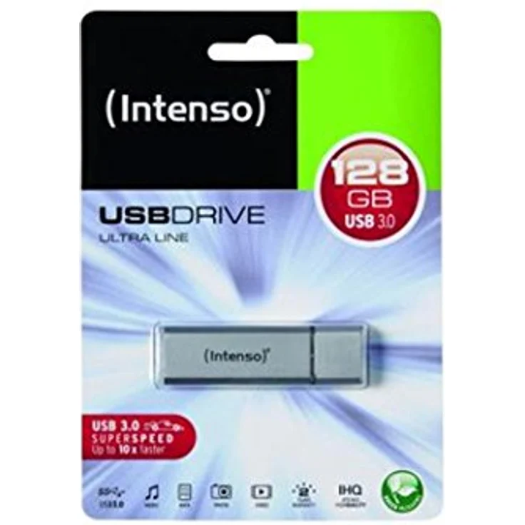 Intenso Ultra Line 128 GB USB-Stick USB 3.0 silber – Bild 2