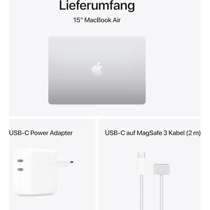 Apple MacBook Air 15" - M4 10-Core CPU 10-Core GPU - 16 GB - 256 GB SSD - Silber - 2025 – Bild 6