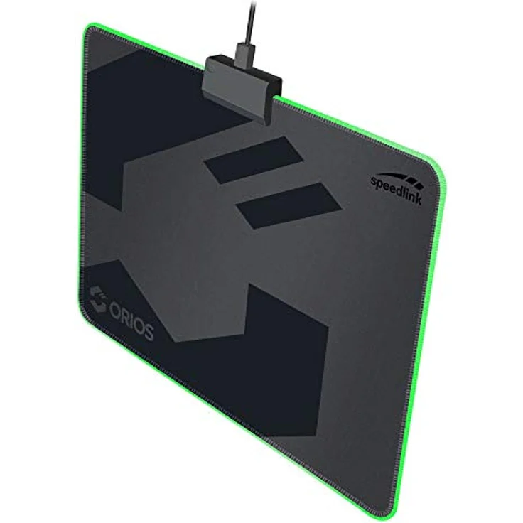 Speedlink ORIOS LED Gaming Mousepad - Gaming-Mauspad mit LED-beleuchtetem Rand - schwarz – Bild 4