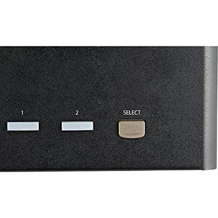 StarTech.com 2 Port Quad Monitor DisplayPort KVM Switch - 4K 60 Hz UHDR - DP 1.2 KVM Switch mit USB 3.0 Hub mit 2x USB 3.0(5 Gbit/s) und 4x USB 2.0 HID Anschlüssen, Audio - Hotkey - TAA (SV231QDPU34K) – Bild 5