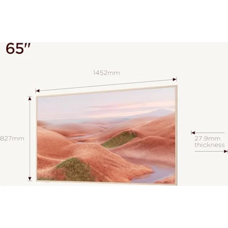 TCL NXTVISION A300W, 65 Zoll QLED PRO 4K Ultra HD TV, 4K HDR PRO, mattes Display, Smart TV mit Google TV, Dolby Vision IQ & Atmos, 144Hz Motion Clarity Pro – Bild 2