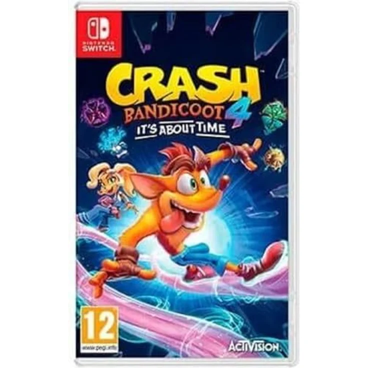 ACTIVISION Crash Bandicoot 4 It's About Time, Nintendo Switch Spiel mit hervorragender Grafik und abwechslungsreichen Charakteren, Mehrfarbig