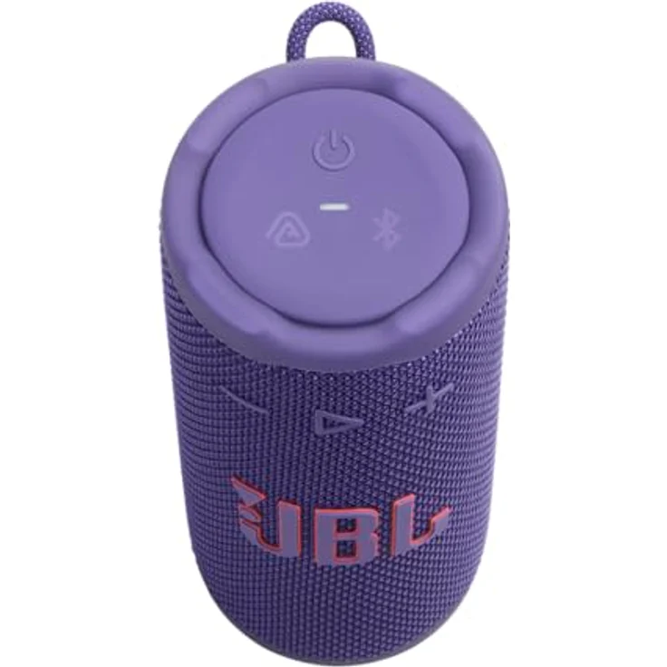 JBL Grip, Bluetooth Lautsprecher mit JBL Pro Sound und AI Sound Boost, IP68 wasser- und staubdicht, Umgebungslicht, bis zu 14h Wiedergabe, Auracast Multi-Speaker, lila – Bild 3