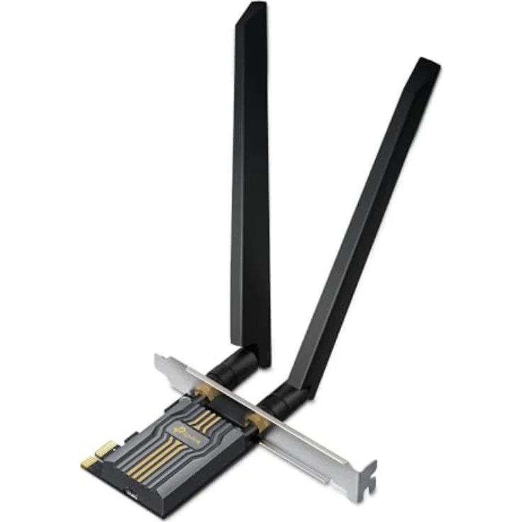TP-Link Archer TBE400E WLAN-Karte für PC, Tri-Band BE6500 Wi-Fi 7 Bluetooth 5.4 PCIe Adapter, WPA3, Low-Profile-Halterungen, nur für Windows 11 (64-Bit) – Bild 1