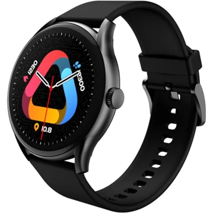 QCY Watch GT, Smartwatch mit 1.43" Retina AMOLED HD Display, Metallrahmen, Gesundheitsüberwachung, 10 Tage Akkulaufzeit und 100+ Sportmodi