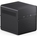 Jonsbo N2 PC-Gehäuse, NAS-Gehäuse, 5+1 Speicherplätze, Hot-Swapping-Technologie, Aluminium, Mini-ITX, Schwarz