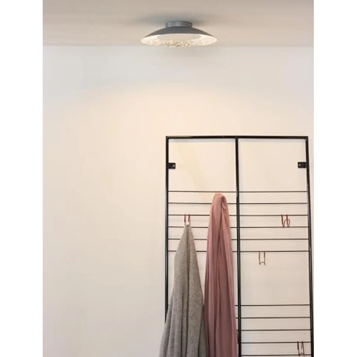 LUCIDE FOSKAL - Deckenleuchte Ø 34,5 cm LED 1x12W 2700K in Silber – Bild 3