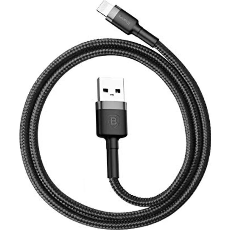 Baseus Cafule Cable - USB to Lightning Cable, 1.5 A, 2 M (Grey-Black) – Bild 6