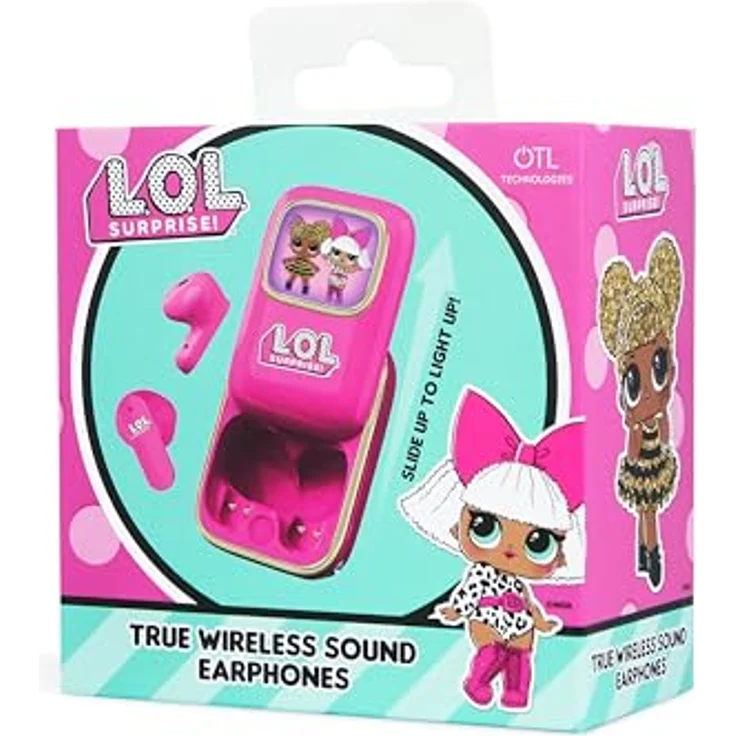 OTL L.O.L. Surprise! TWS-Ohrhörer Slide mit Ladehülle In-Ear-Kopfhörer, Bluetooth, Smart Touch Control, bunt – Bild 5