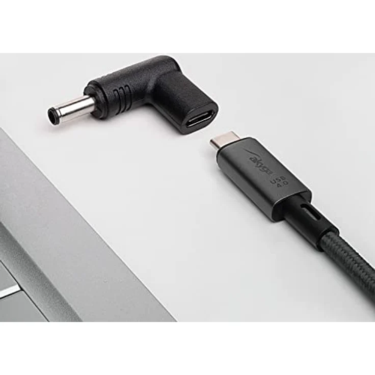AKYGA Plug for Universal Notebook Adapter AK-ND-C10 USB-C / 4.5 x 3.0 mm Dell – Bild 3