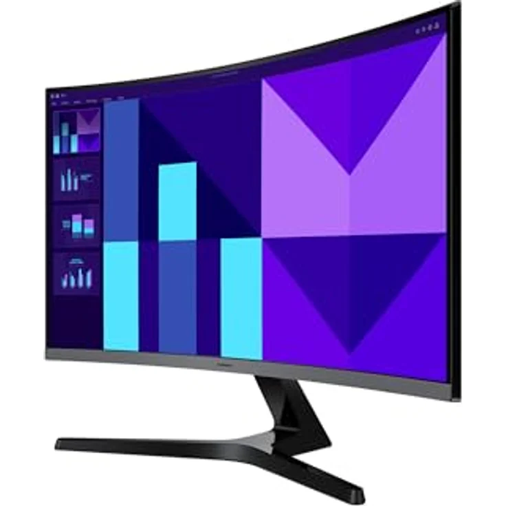 SAMSUNG 27 Zoll Essential S3 S39GD, Full HD (1.920 x 1.080) Curved PC-Monitor mit 100 Hz, Game Mode und Eye Saver Mode – Bild 3