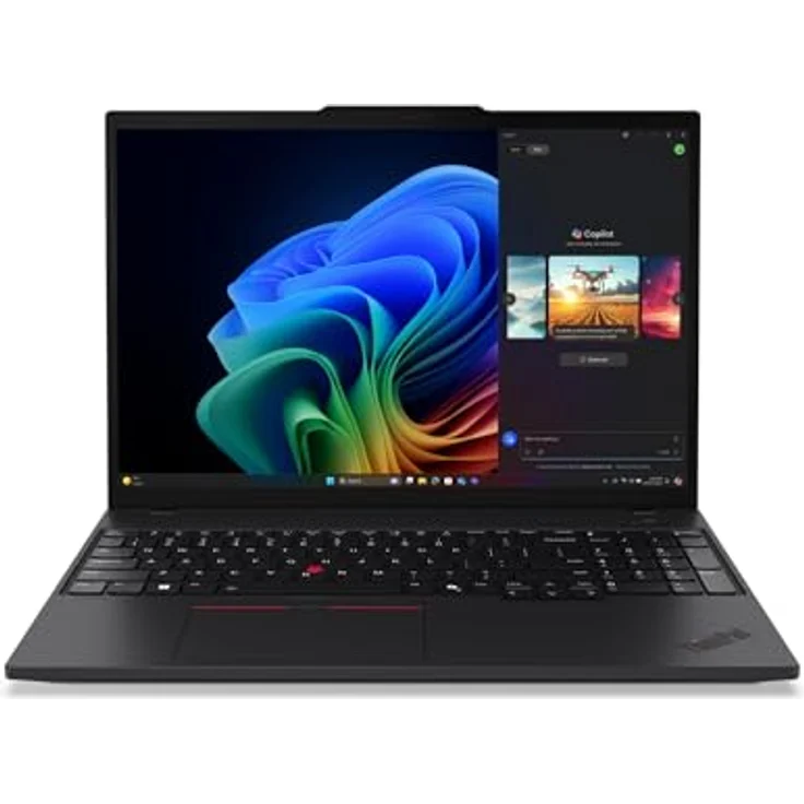 Lenovo ThinkPad T16 G4, 16" Notebook mit AMD Ryzen AI 7 PRO 350, 64 GB RAM, 1 TB SSD, Schwarz – Bild 2