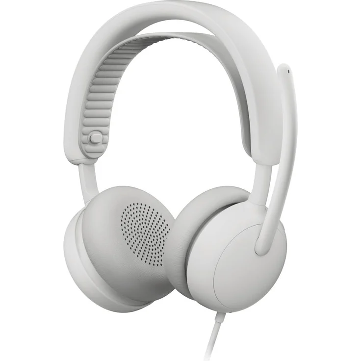 Logitech 981-001617, Kabelgebundenes Office-Headset, 20 - 20000 Hz, USB-Anschluss, Weiß