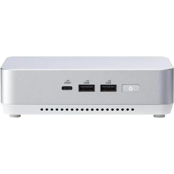 ASUS NUC 14 Pro+, Barebone Mini-PC mit Core Ultra 9 2.3 GHz, 0 GB RAM, Intel Arc Graphics, Silber