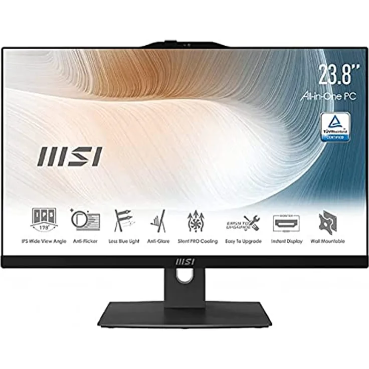 MSI Modern AM242P 11M 1447DE All-in-One-PC 60,5 cm (23,8") (IPS, Intel Core i5-1135G7, 8GB RAM, 512GB SSD, Win11 Pro)