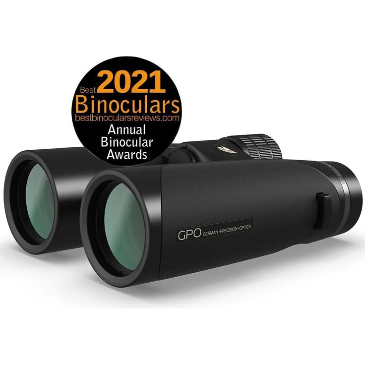 GPO Passion HD 10x 42, Fernglas mit HD-Optikdesign, wasserabweisend, Magnesiumgehäuse, 860 g