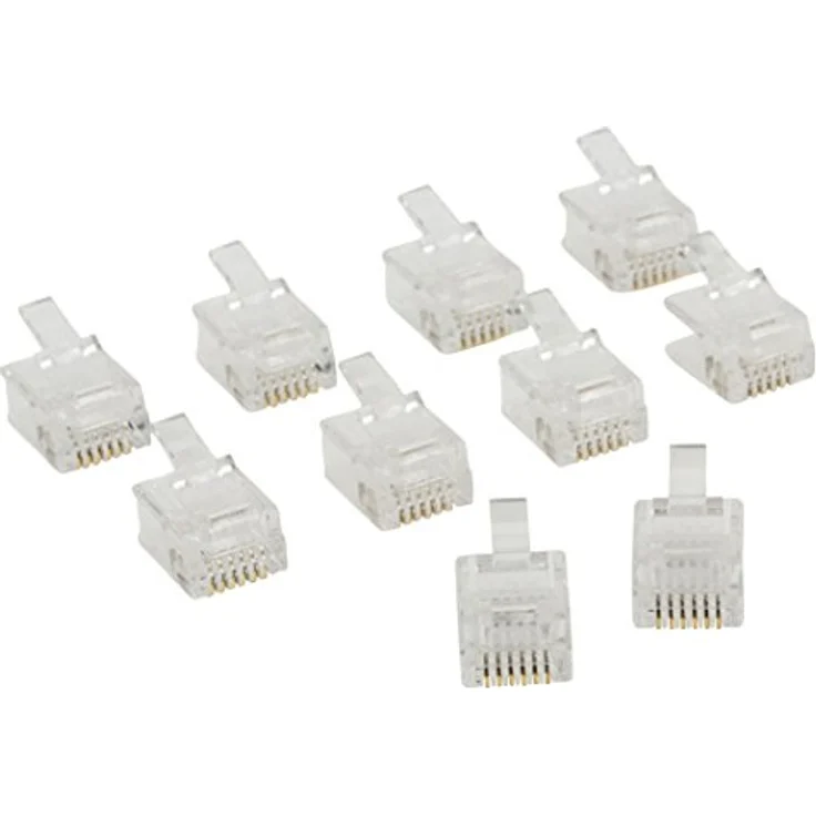 Valueline RJ12-Stecker (10 Stück) transparent – Bild 2