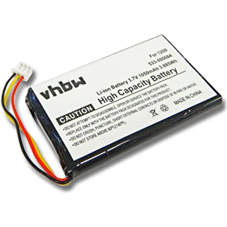 vhbw Li-Ion Akku 1050mAh (3.7V) kompatibel mit Remote Control, Fernbedienung Logitech Harmony Touch, Ultimate, 915-000198 Ersatz für 1209, 533-000084. – Bild 2