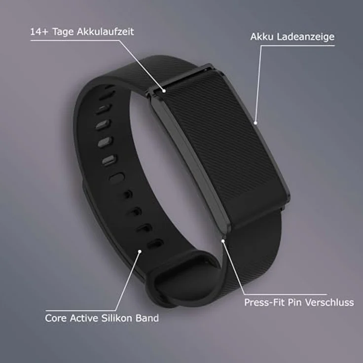 Northpoint Smart Band Fitness-Tracker, Aktivitäts- & Schlaftracker mit Herzfrequenz, 21+ Tage Akkulaufzeit, 100+ Sportmodi, wasserfest IP68, kompatibel mit Android & iPhone, ohne Abo – Bild 5