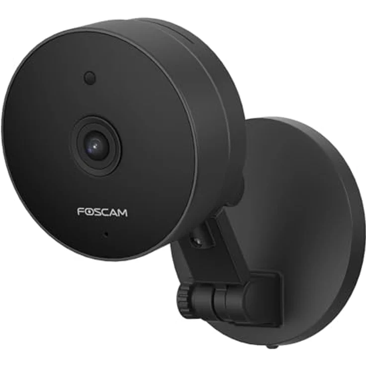 Foscam C5M 3K 5 MP Dualband WLAN Überwachungskamera mit Nachtsicht bis zu 8 Meter, Zwei-Wege-Audio, H.264+/H.264-Videokomprimierung (schwarz) – Bild 2
