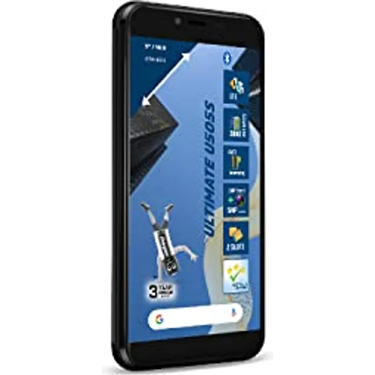 Energizer - Smartphone U505S - 4G - Mobiltelefon Dual-SIM (Nano SIM) - 3 Jahre Garantie - Langanhaltende Autonomie - Schwarz