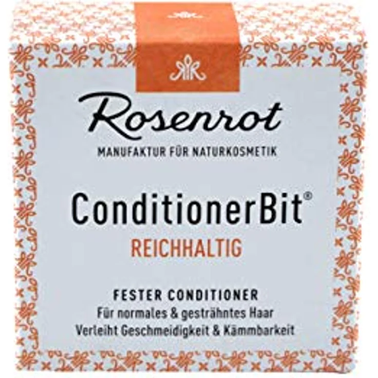 Rosenrot Naturkosmetik - ConditionerBit® Reichhaltig - Für normales & gesträhntes Haar - Vegan & biologisch abbaubar - Recyclingverpackung – Bild 3