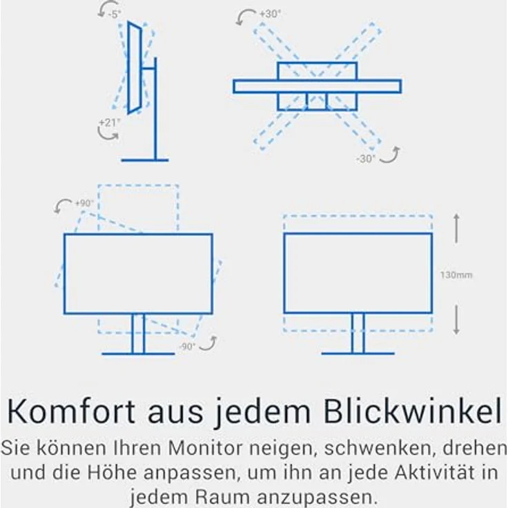 Dell 27 Plus Monitor S2725QS 27 Zoll 4K UHD (3840x2160), 120Hz, IPS, 4ms, AMD FreeSync Premium, 99% sRGB, Lautsprecher, 2 HDMI, DP, Höhenverstellbar, 3 Jahre Garantie - Aschweiß – Bild 3