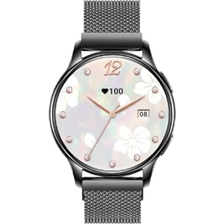 Maxcom Ecowatch3, Smartwatch mit 1,32 Zoll AMOLED-Display, IP67 Schutz, Edelstahlarmband, bis zu 7 Tage Akkulaufzeit – Bild 3