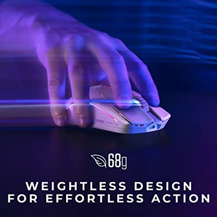 Glorious Model O 2 Wireless Gaming Maus - weiß, matt – Bild 3
