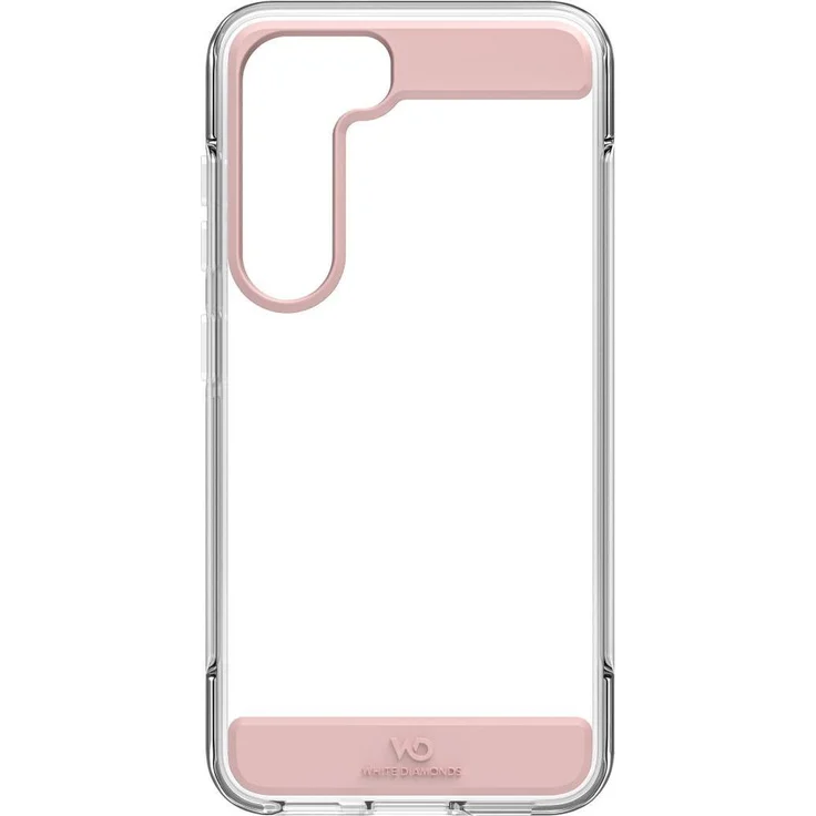 White Diamonds Air Protection, Smartphone Hülle für Samsung Galaxy S23+ mit stossdämpfender Luftpolster-Technologie, rosa