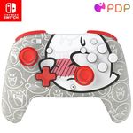 PDP Nintendo Switch Rematch GLOW Wireless Controller- Boo-Hoo- With motion, 600mAh battery - Leuchtendes Design, kabellos, 40 Stunden Spielzeit