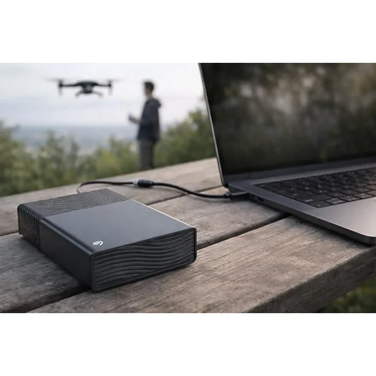 SEAGATE One Touch STNB8000400, 8 TB externe Festplatte mit USB-C Verbindung, 3,5 Zoll, Space Grau – Bild 12