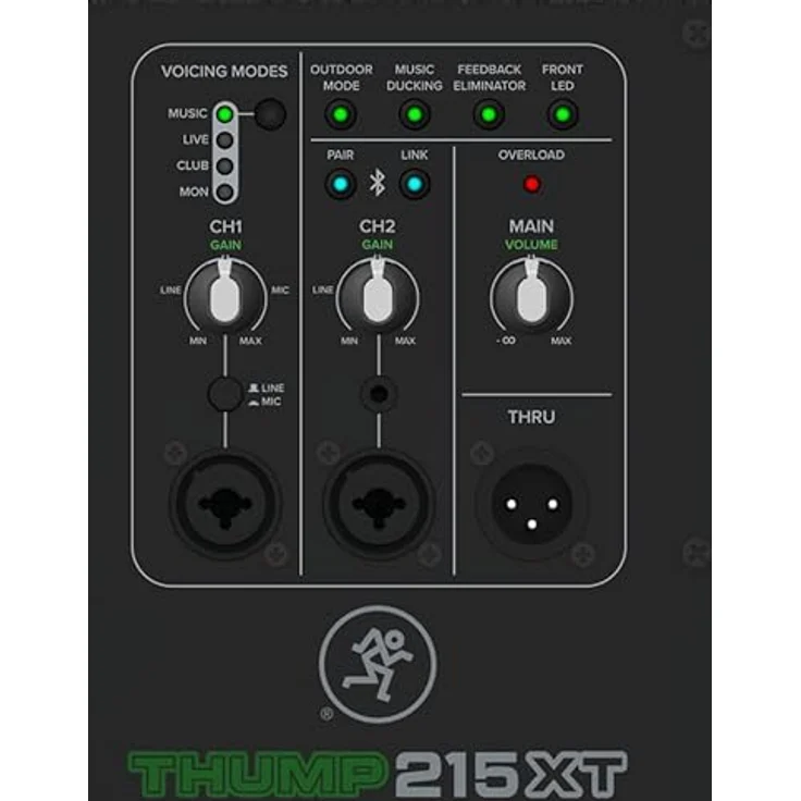 Mackie Thump 215XT, 15” Aktiver PA-Lautsprecher mit 1400W Verstärker, Bluetooth® und anwendungsspezifischen Voicings, schwarz – Bild 7