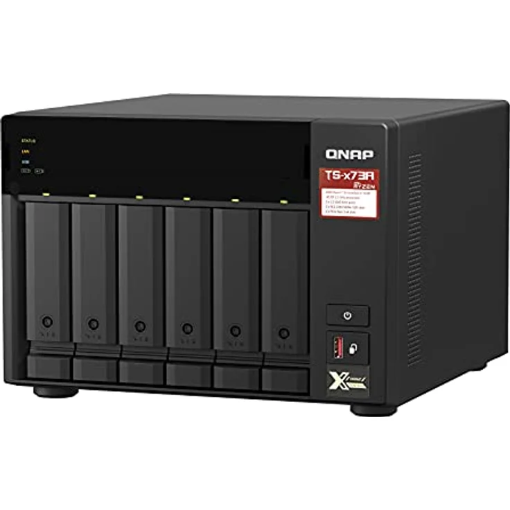 QNAP Turbo Station TS-673A-8G, 8GB RAM, 2x 2.5GBase-T – Bild 5