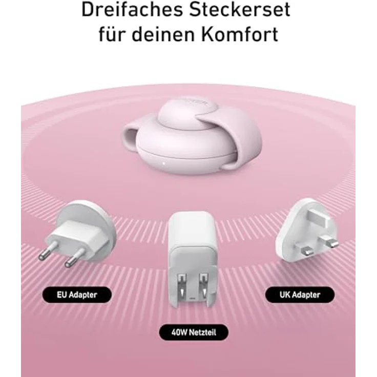 Anker MagGo 3-in-1 Kabellose Ladestation (mit EU/US/UK Stecker), MagSafe-Kompatibles Qi2-Zertifiziertes 15W Ladegerät, Faltbares Reise-Ladepad für iPhone 16/15, AirPods, Apple Watch (Keine Powerbank) – Bild 4