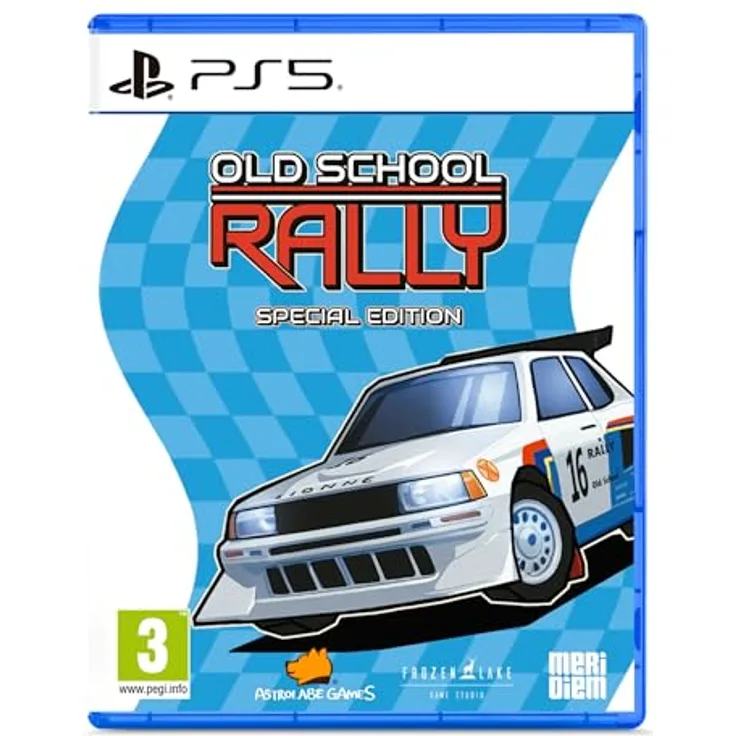 MDM MERIDIEM GAMES Old School Rally - Special Edition - PS5, Retro-Rennspiel im Stil der 90er Jahre mit Sammelkarten und legendären Rallyeautos
