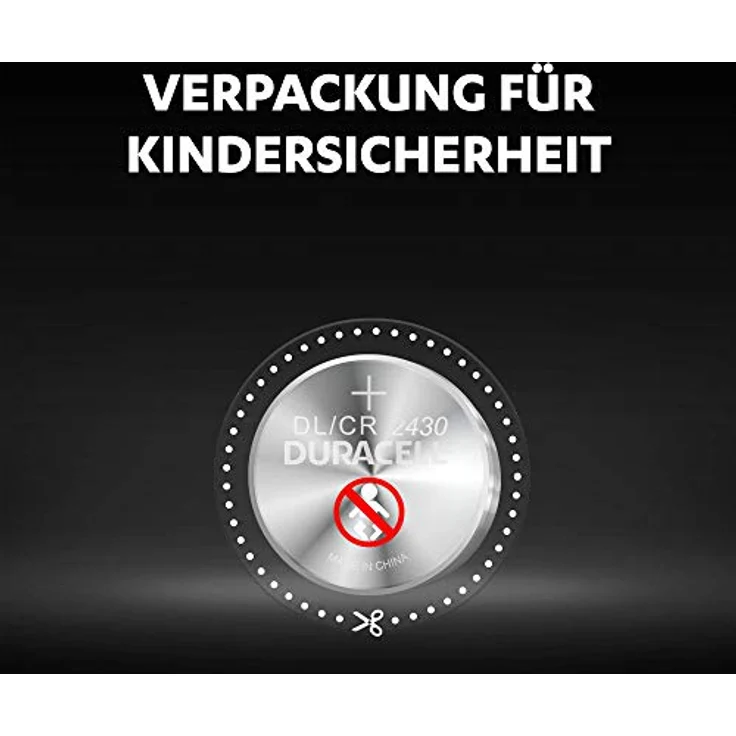 Duracell Specialty 2430 Lithium-Knopfzelle 3 V, 2er-Packung (CR2430 /DL2430) entwickelt für die Verwendung in Schlüsselanhängern, Waagen, Wearables und medizinischen Geräten – Bild 3